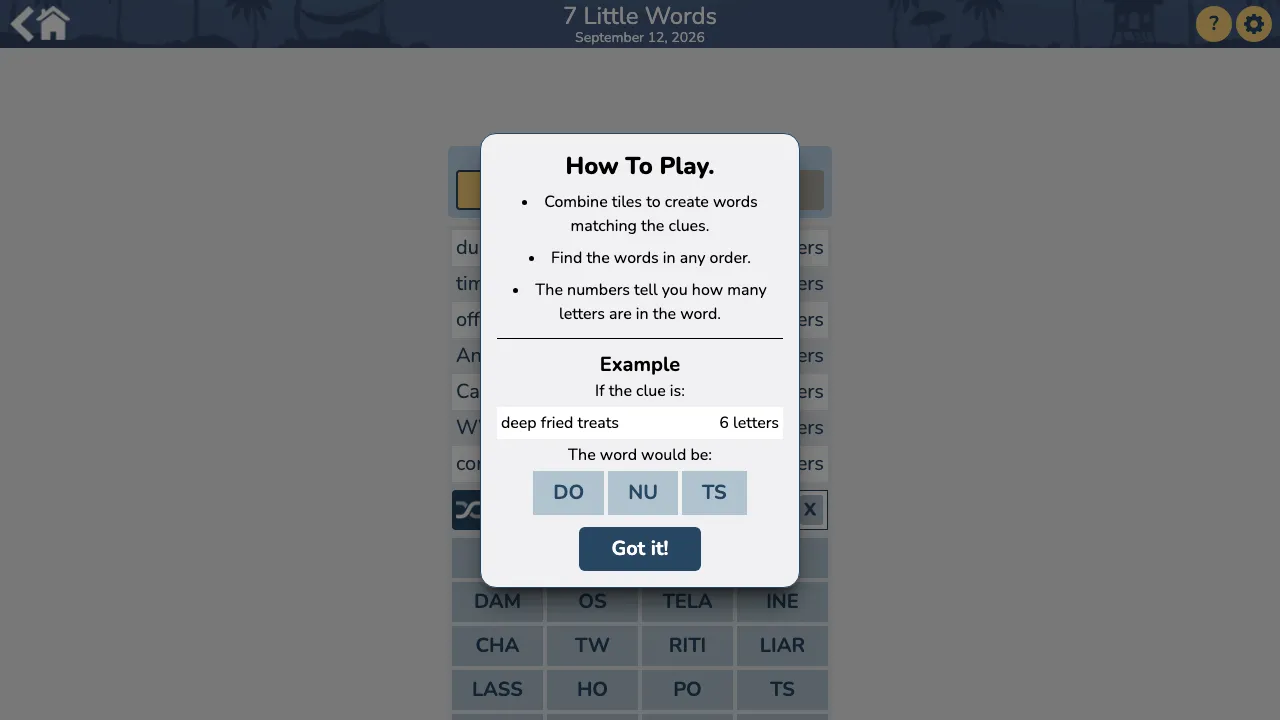 7 Little Words cover