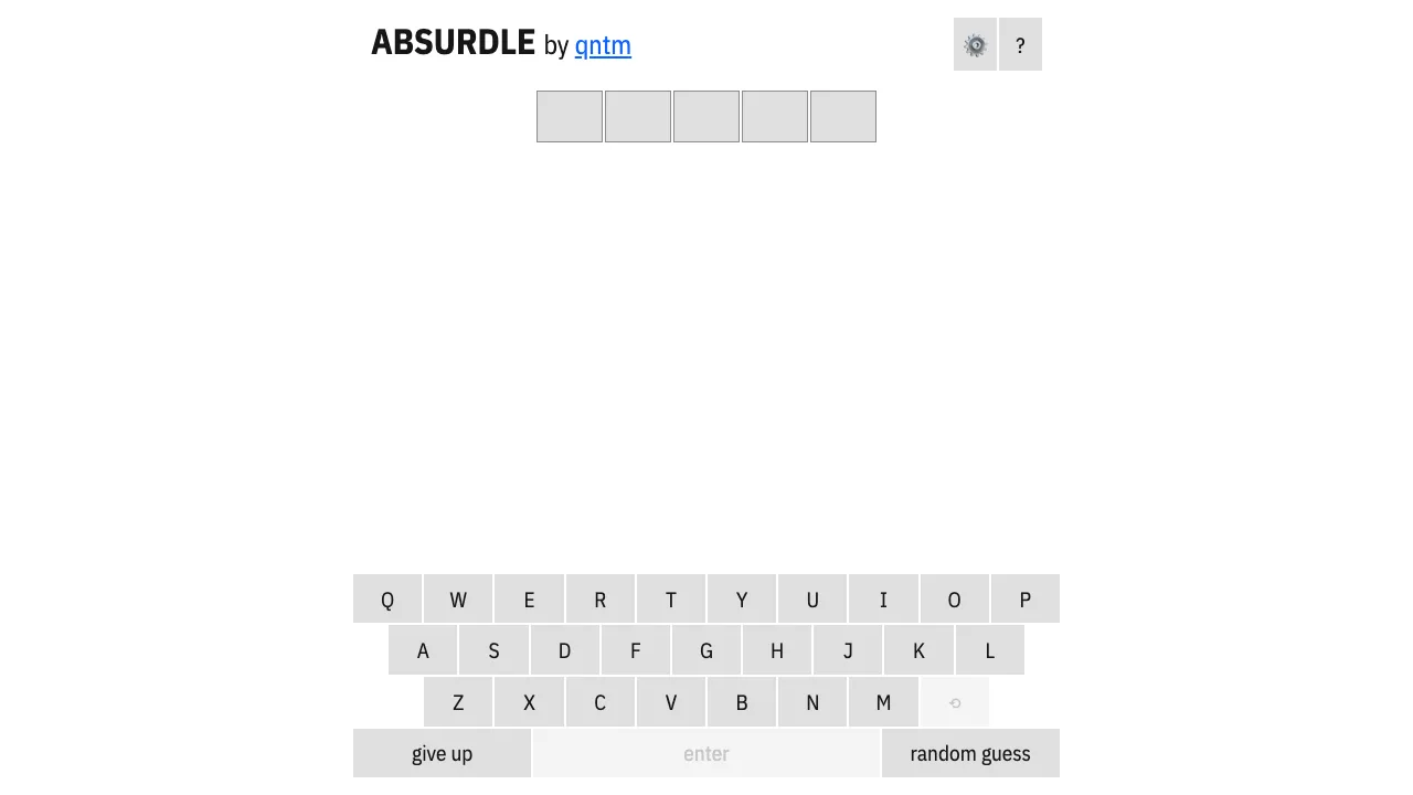 Absurdle cover