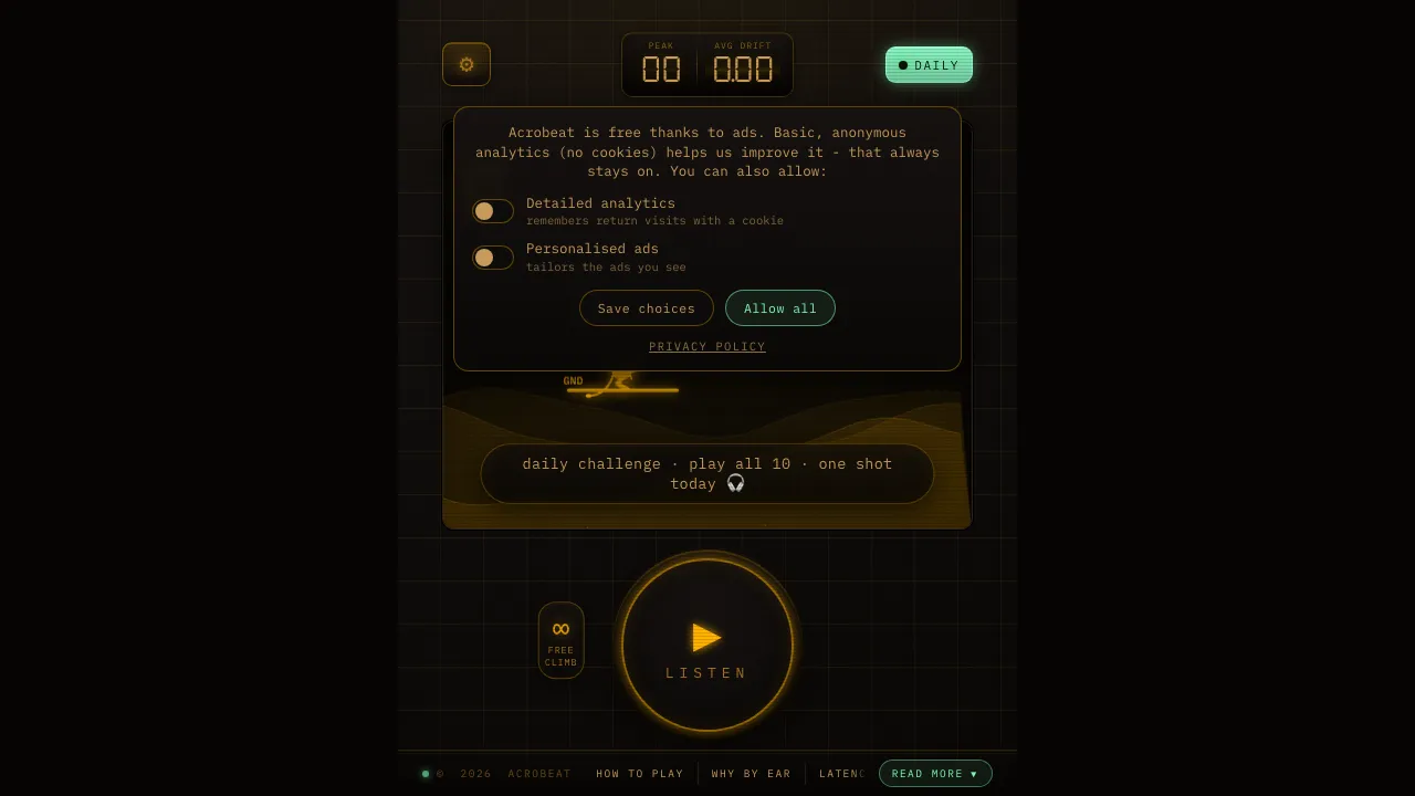 Acrobeat screenshot 1