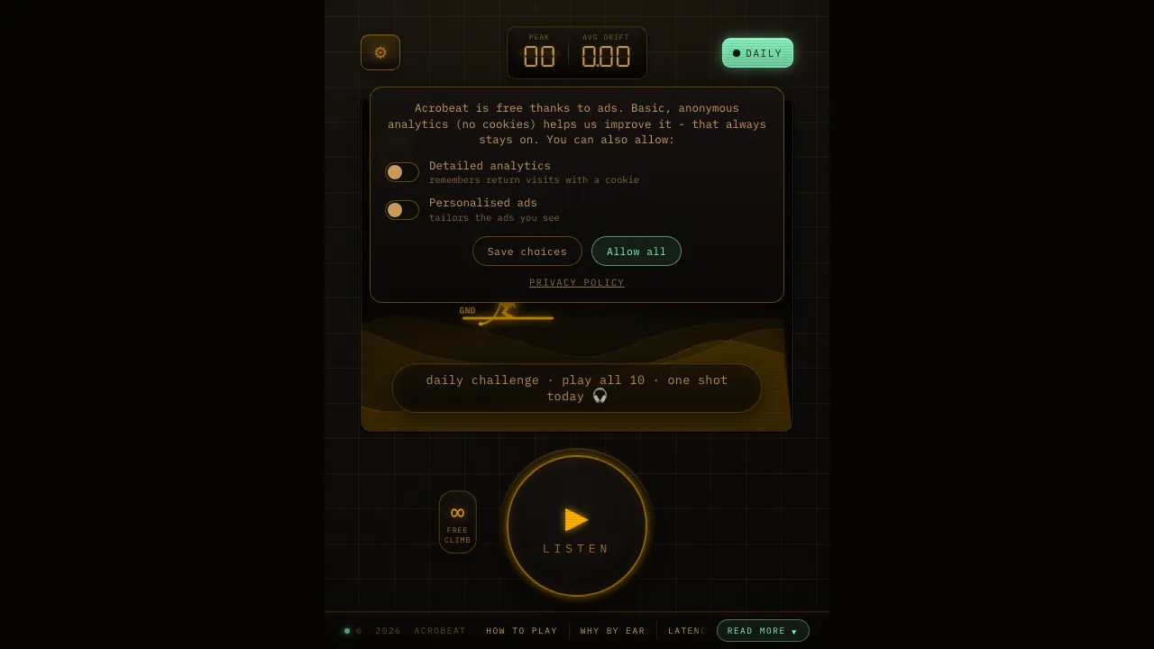 Acrobeat screenshot 2