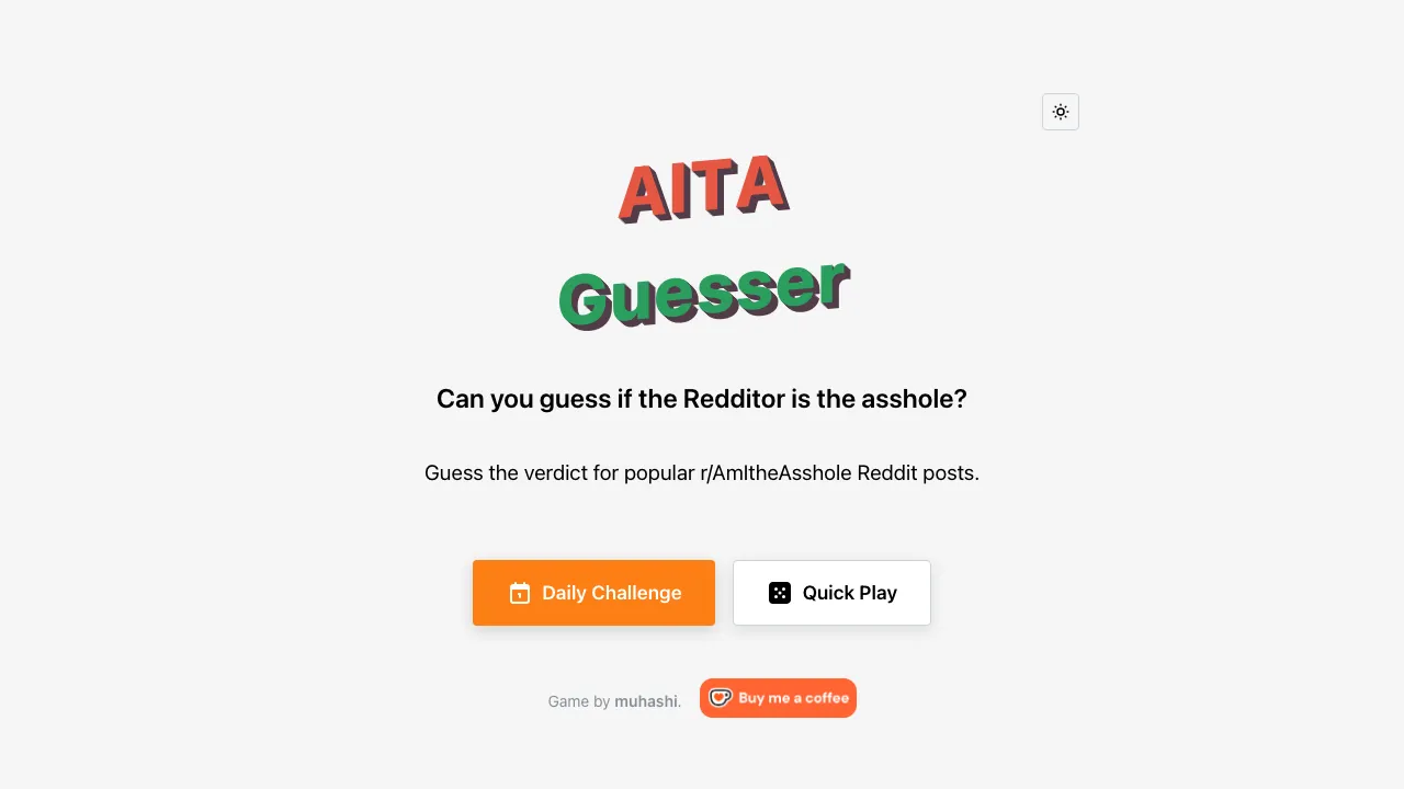 AITA Guesser cover