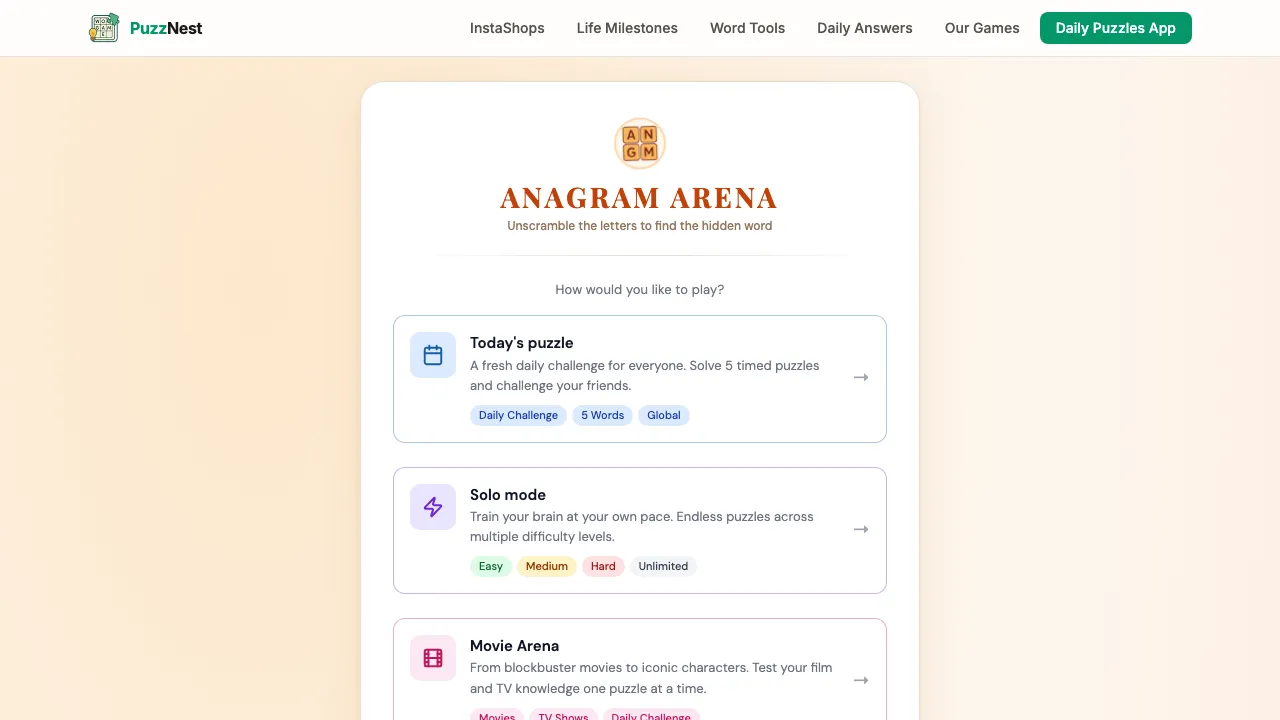 Anagram Arena cover