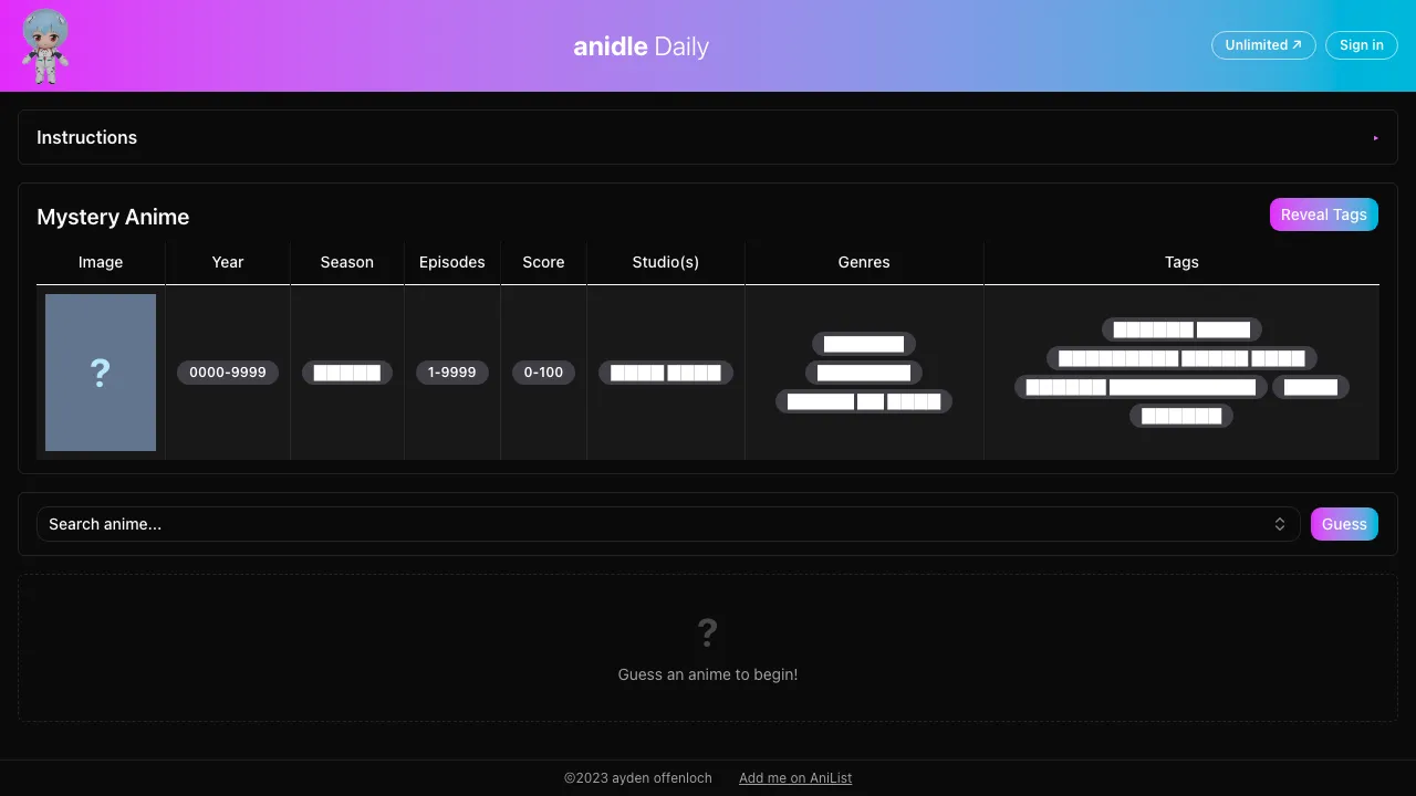 Anidle screenshot 1