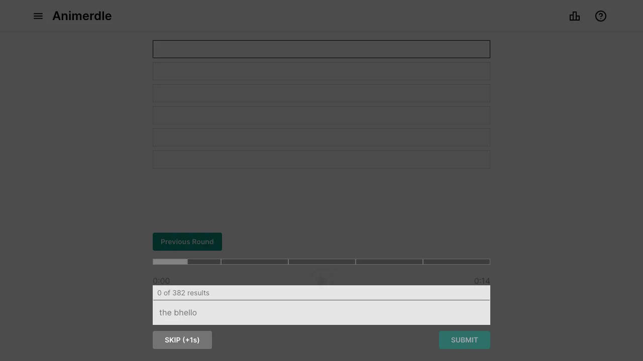 Animerdle screenshot 2