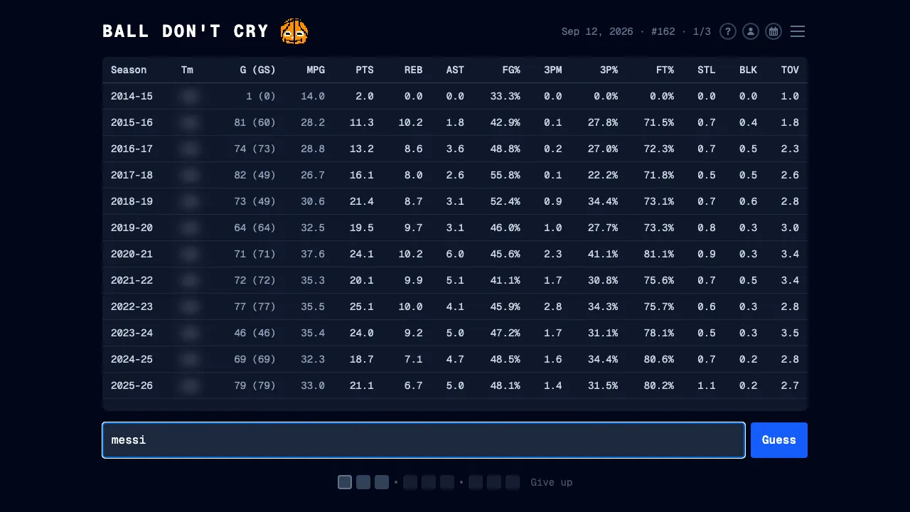 Ball Don't Cry screenshot 1