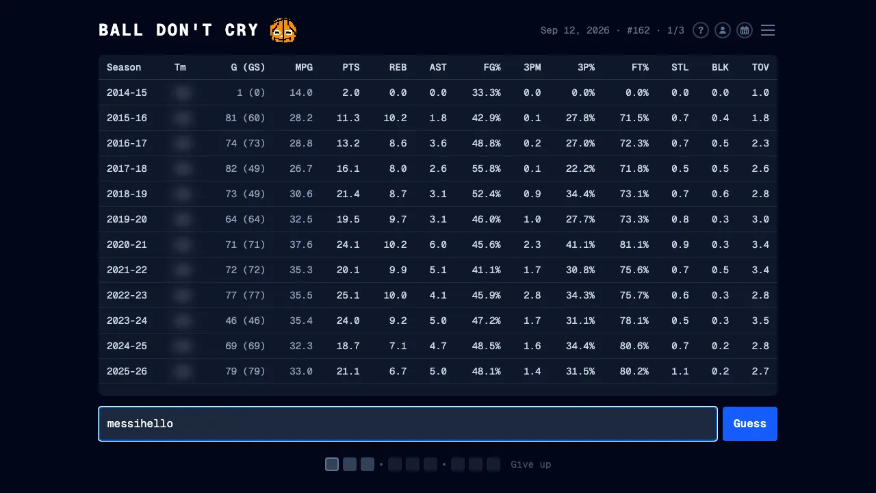 Ball Don't Cry screenshot 2