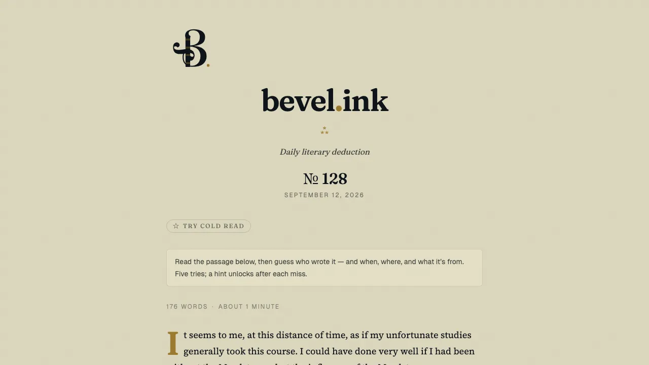 Bevel cover
