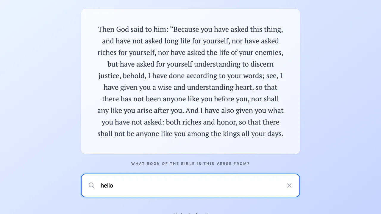 Bibdle screenshot 1