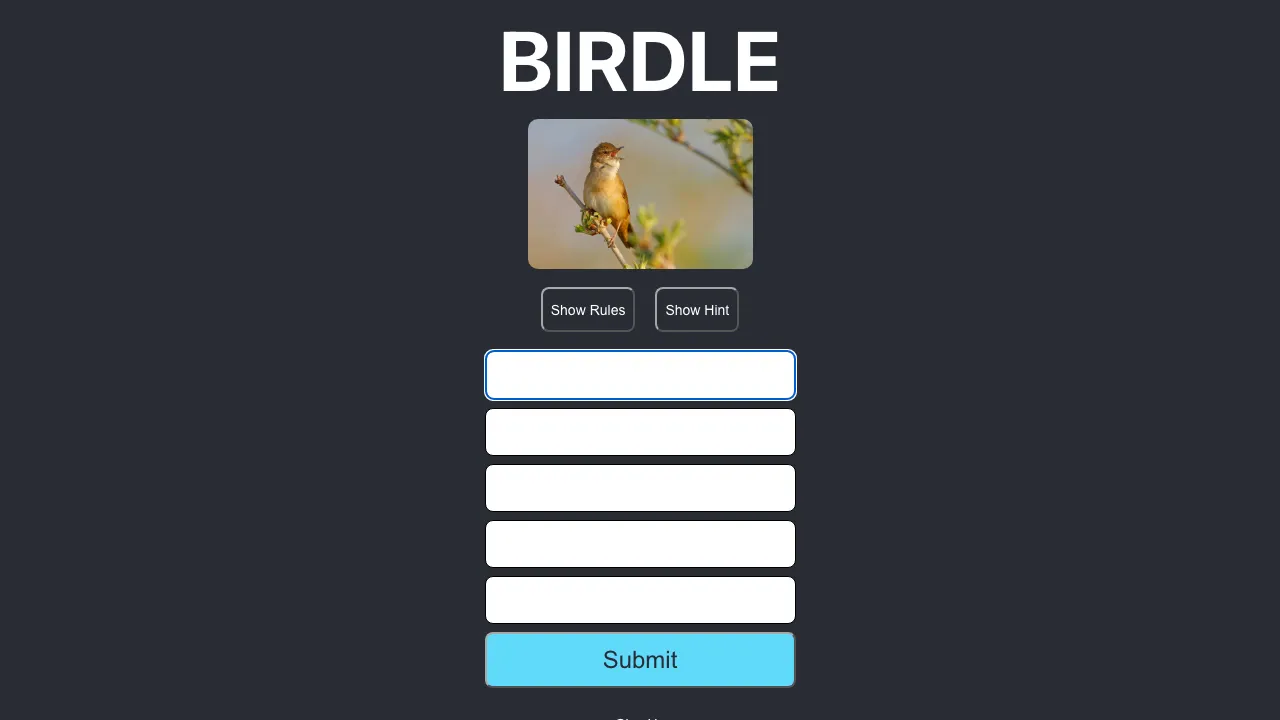 Birdle UK screenshot 1