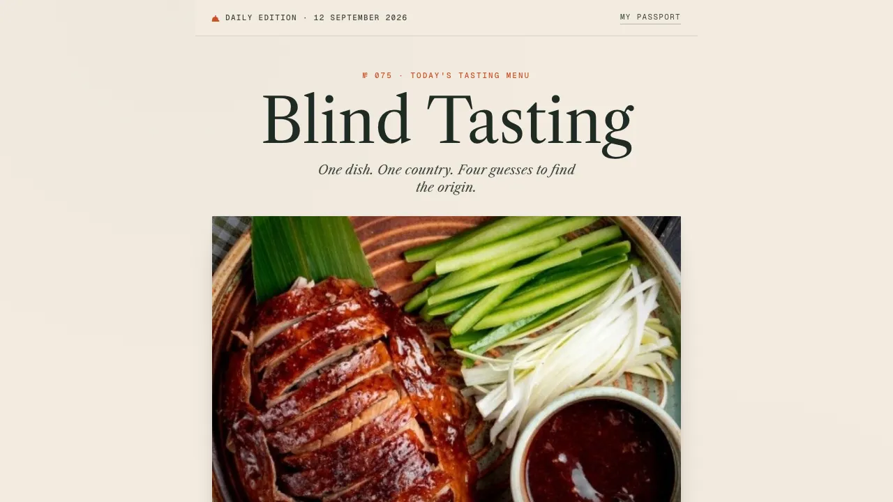 Blind Tasting cover