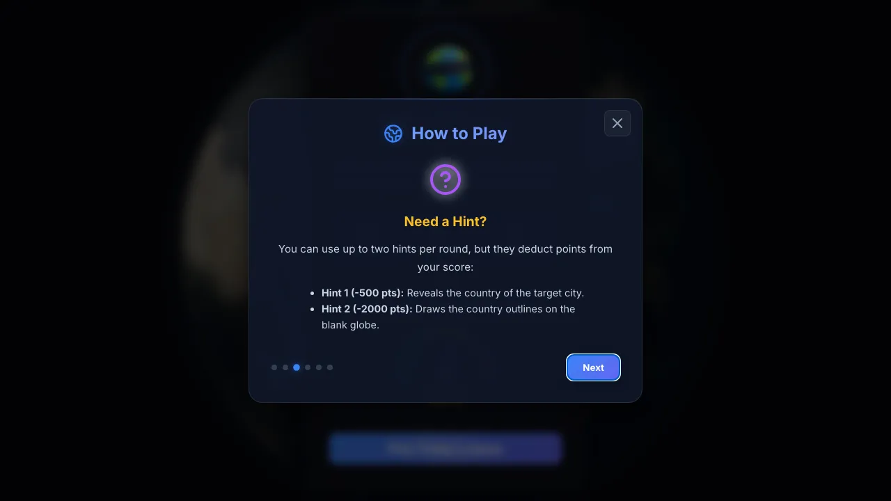 BlindGlobe screenshot 2