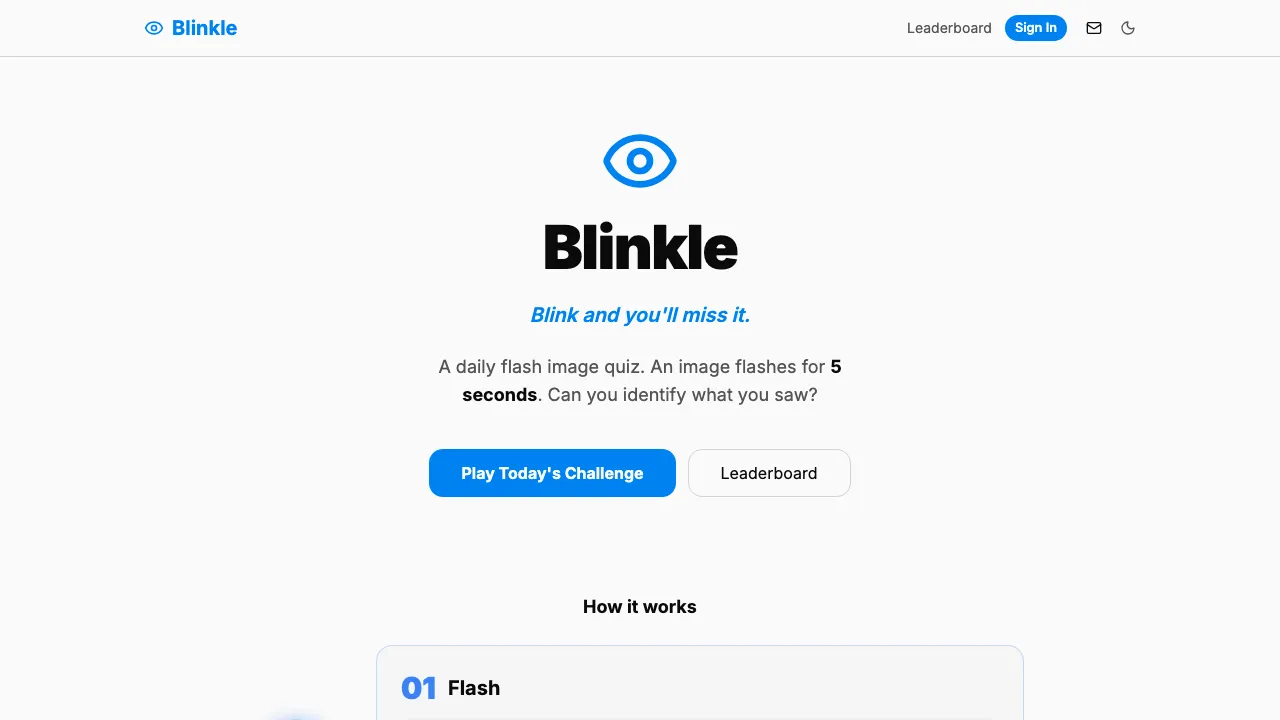 Blinkle cover