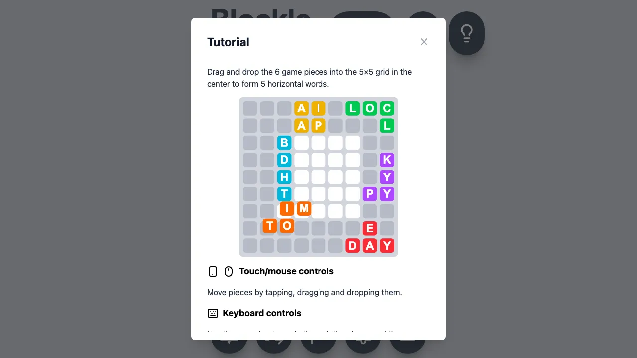 Blockle screenshot 1