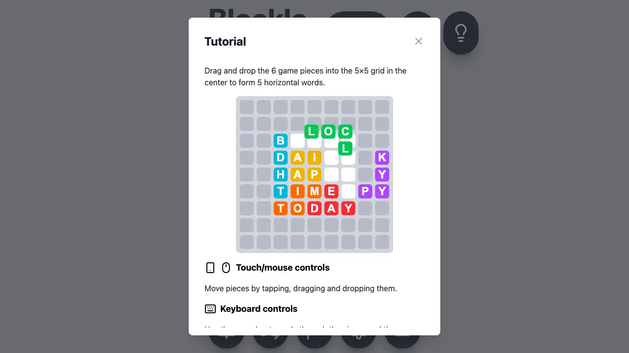 Blockle screenshot 2