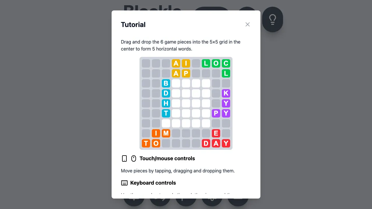 Blockle screenshot 1