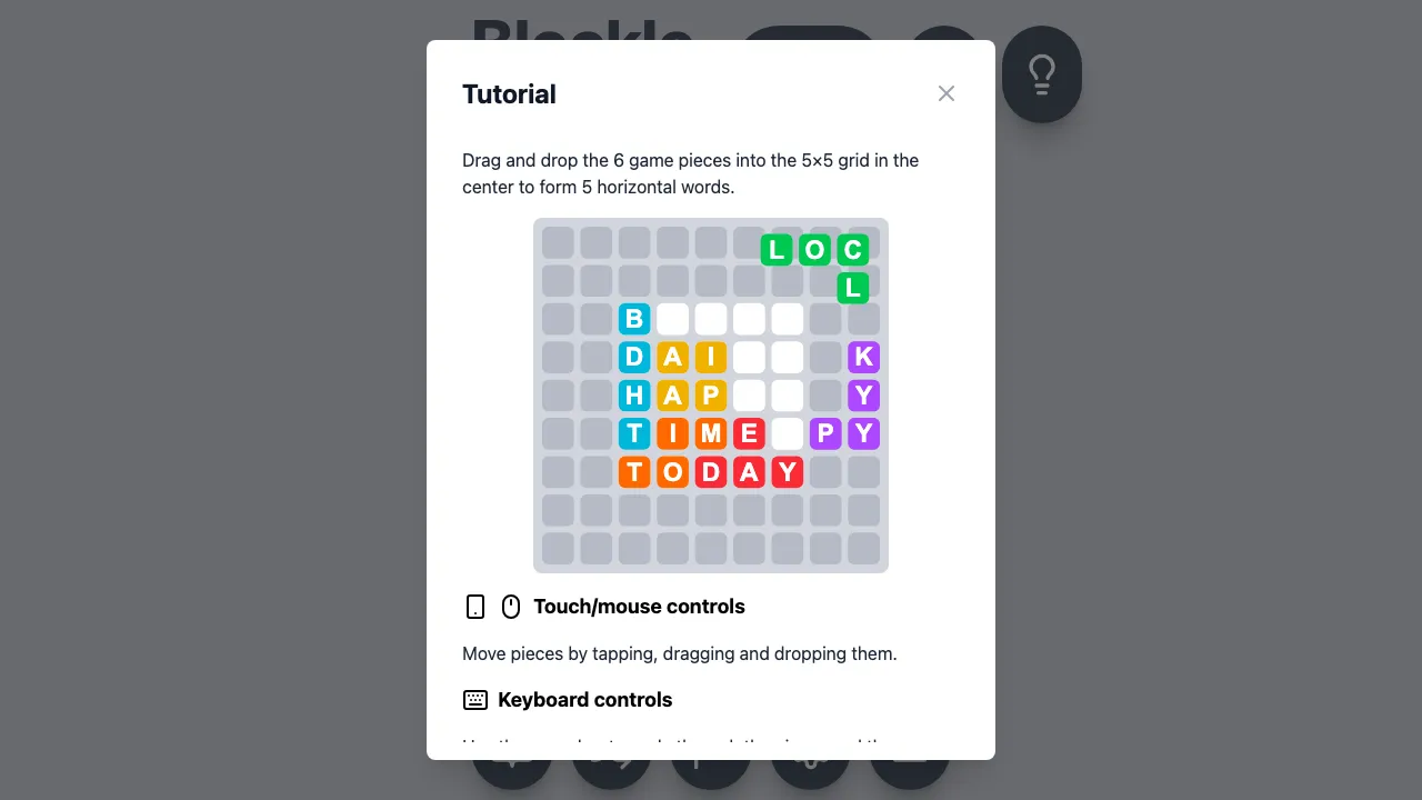 Blockle screenshot 2