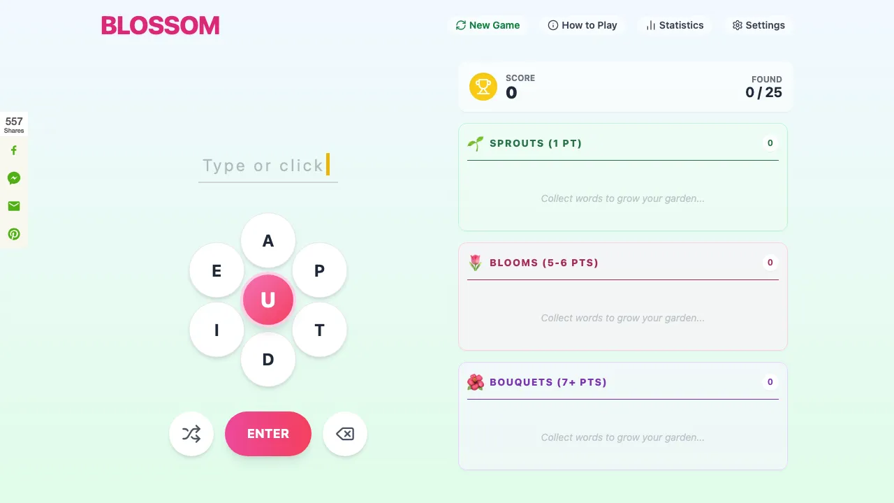 Blossom screenshot 1