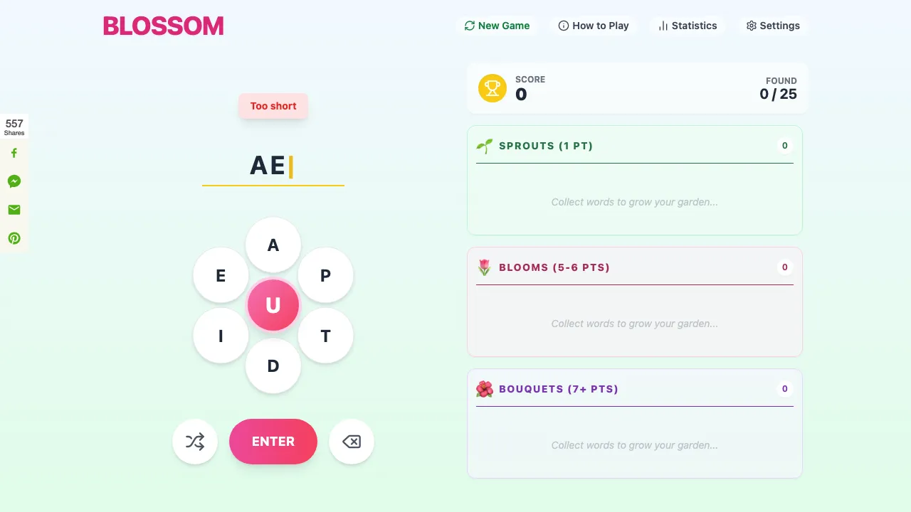 Blossom screenshot 2