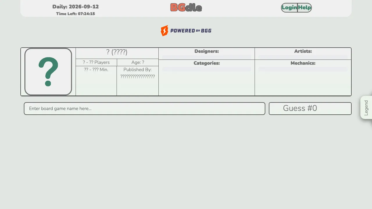 Boardgame Dle screenshot 1