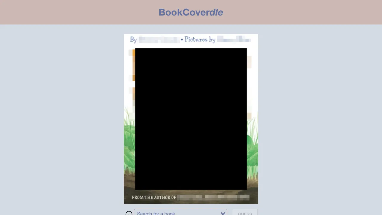 BookCoverDle cover