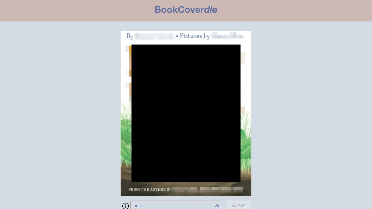BookCoverDle screenshot 1
