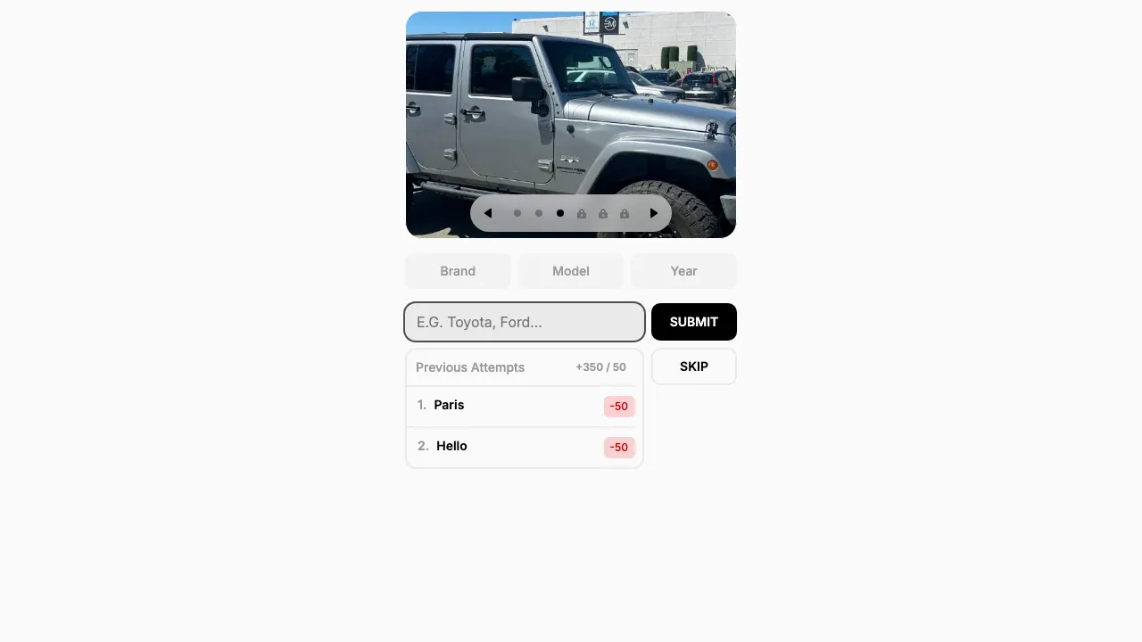 CarGuesser screenshot 3
