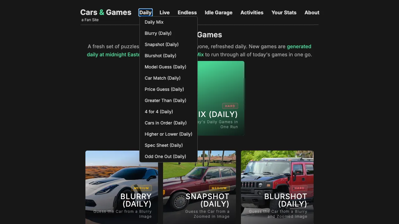 Cars and Games screenshot 2
