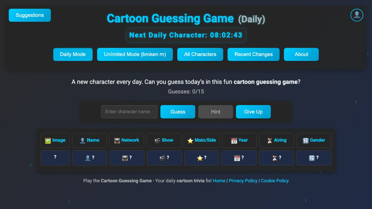 Cartoonguessr cover