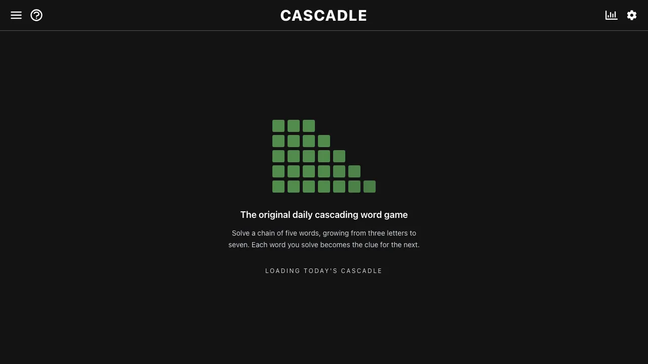 Cascadle screenshot 1