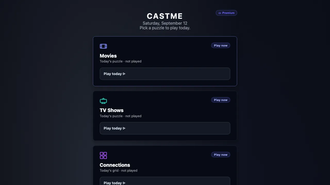 Castme screenshot 1