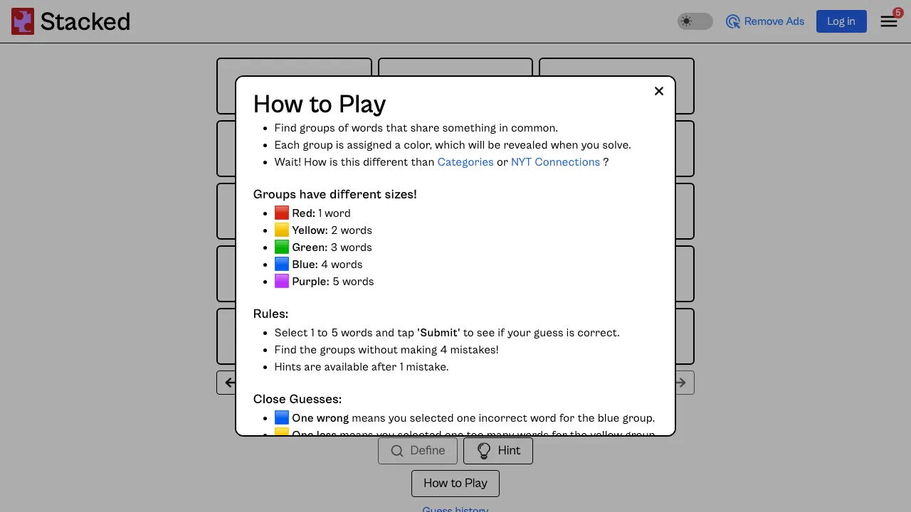 Categories screenshot 3