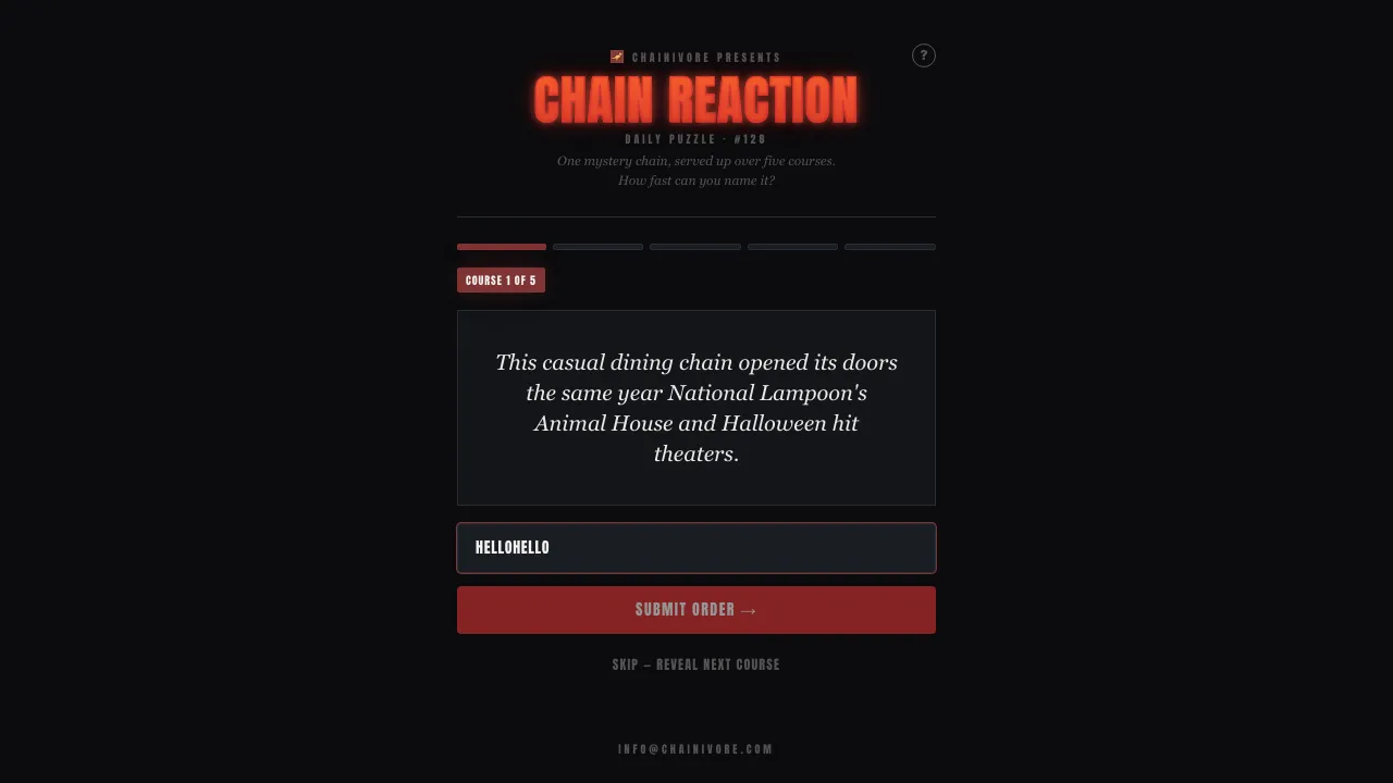 Chain Reaction screenshot 2