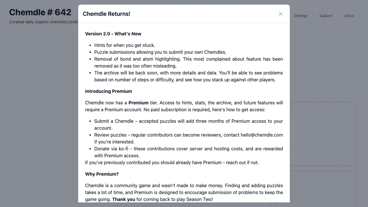 Chemdle cover