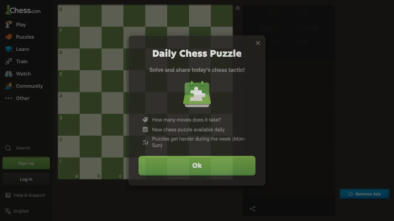 Chess.com Daily Puzzle cover