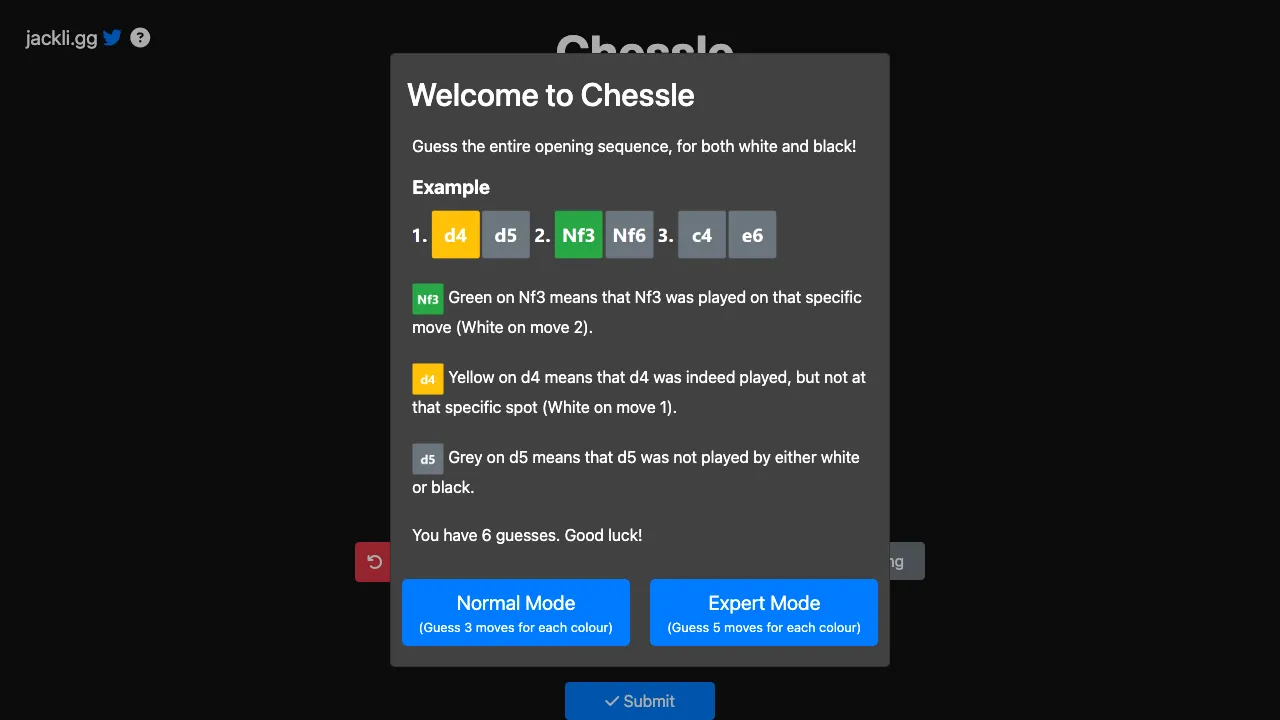 Chessle screenshot 1