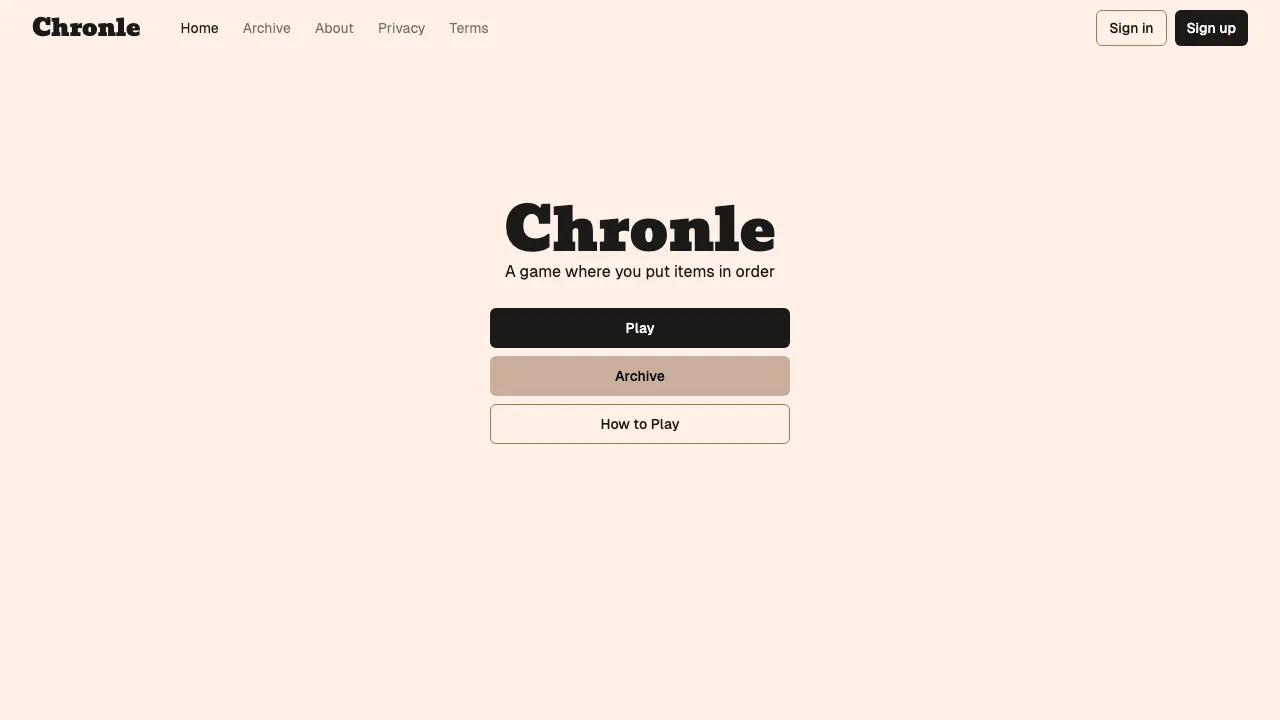 Chronle cover