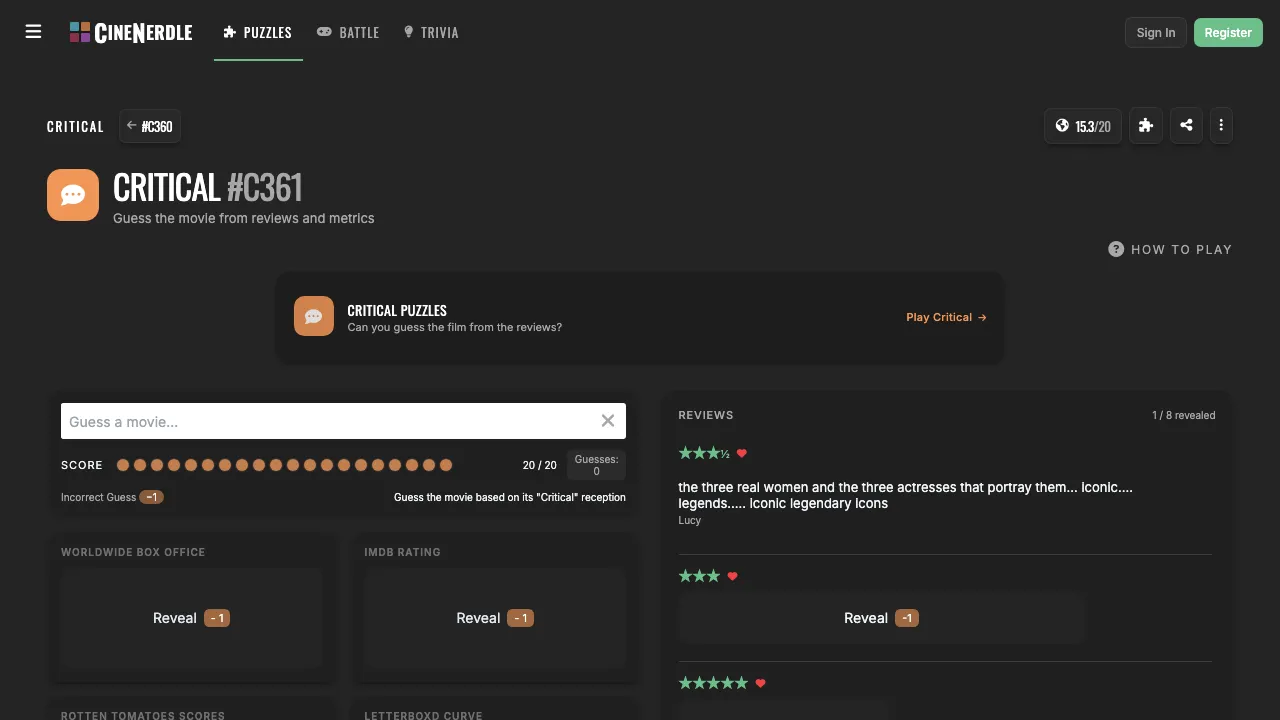CineNerdle screenshot 3