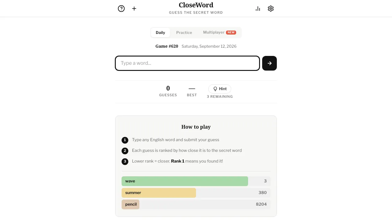CloseWord cover