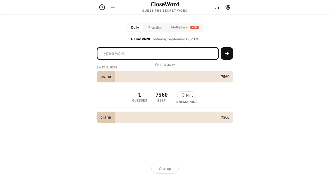 CloseWord screenshot 2