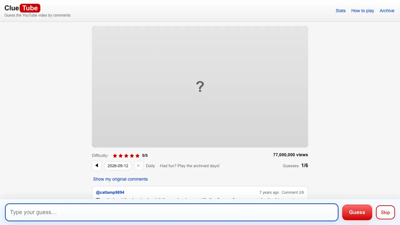 Clue Tube screenshot 2