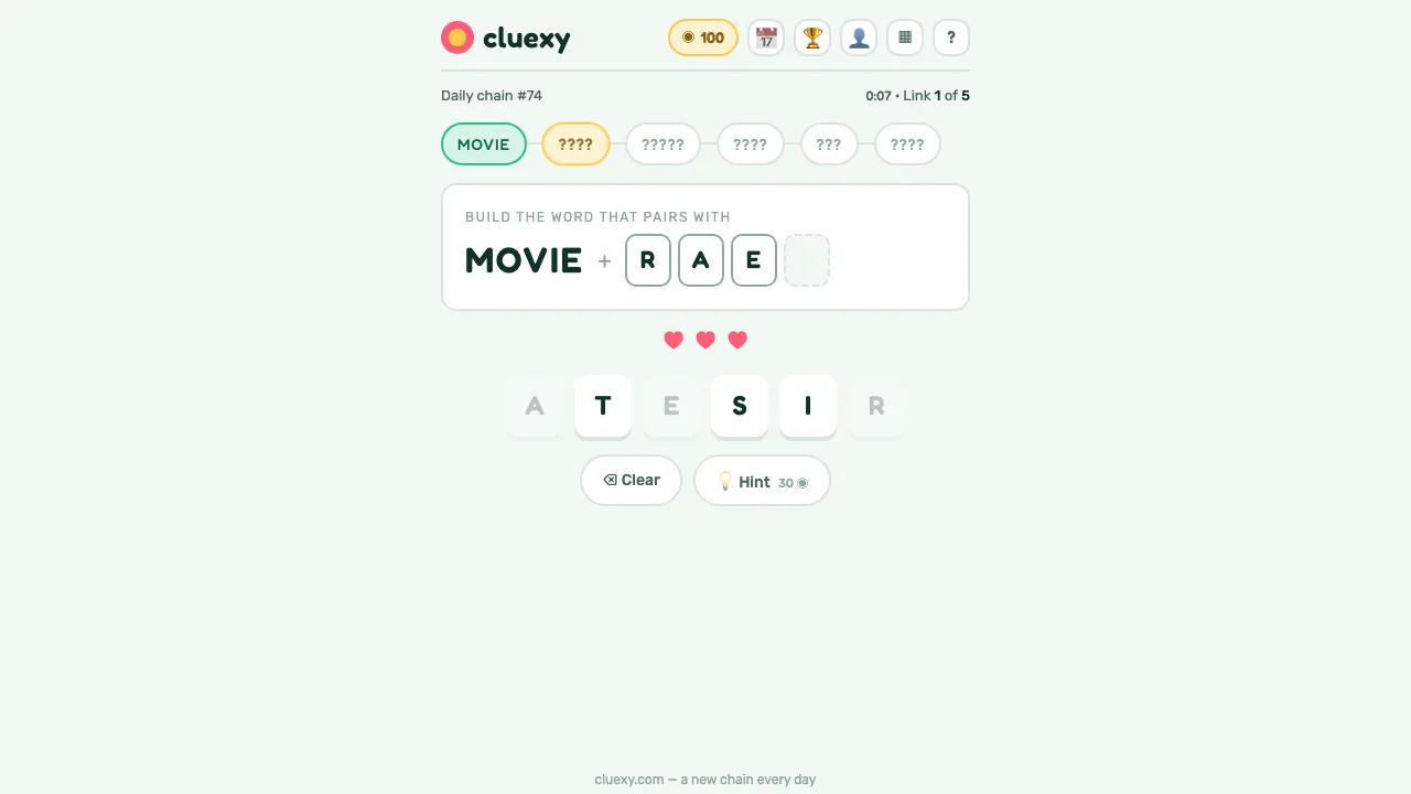 Cluexy screenshot 2