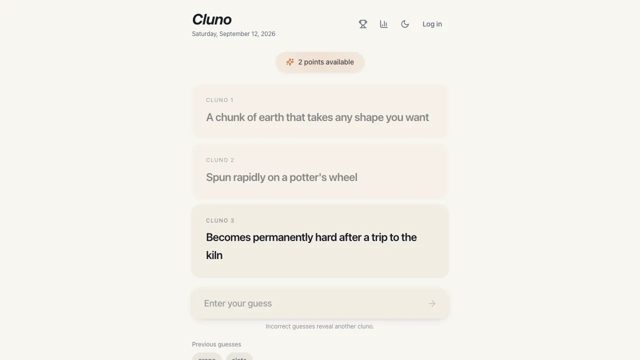 Cluno screenshot 2