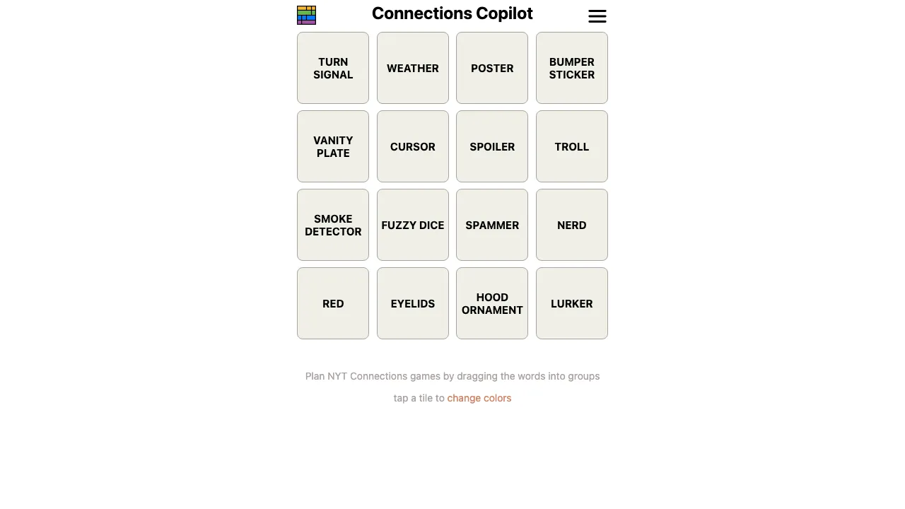 Connections Copilot screenshot 2