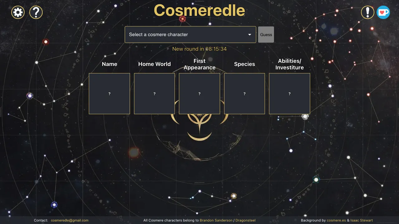 Cosmeredle screenshot 1