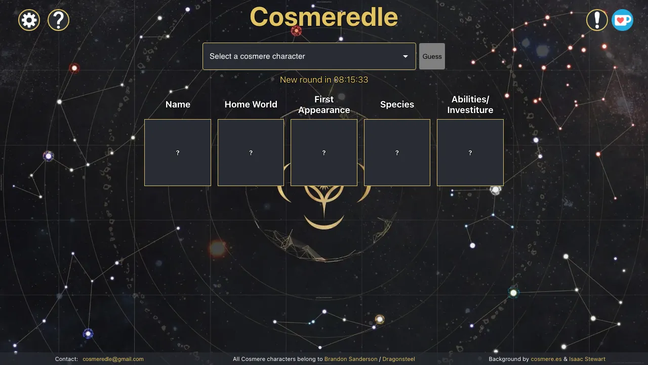 Cosmeredle screenshot 2