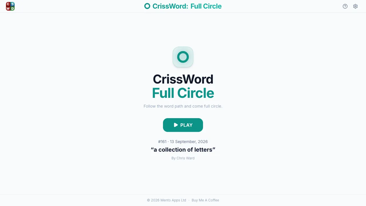 CrissWord Full Circle screenshot 2