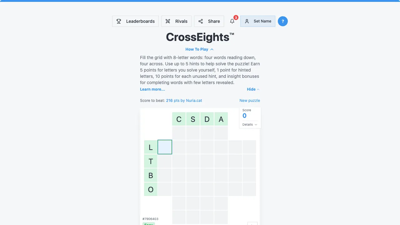 Cross Eights screenshot 1