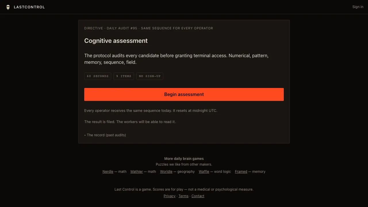 Daily Audit screenshot 1