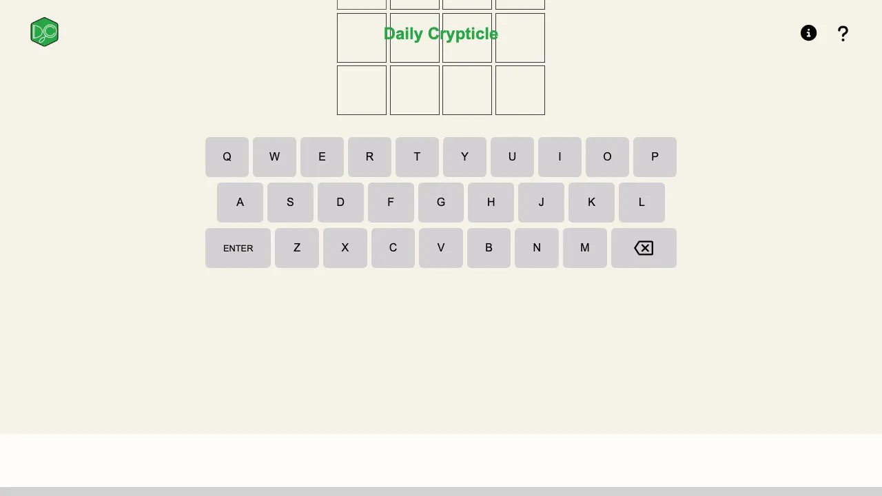 Daily Crypticle screenshot 1