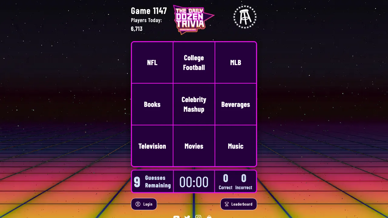 Daily Dozen Trivia screenshot 1